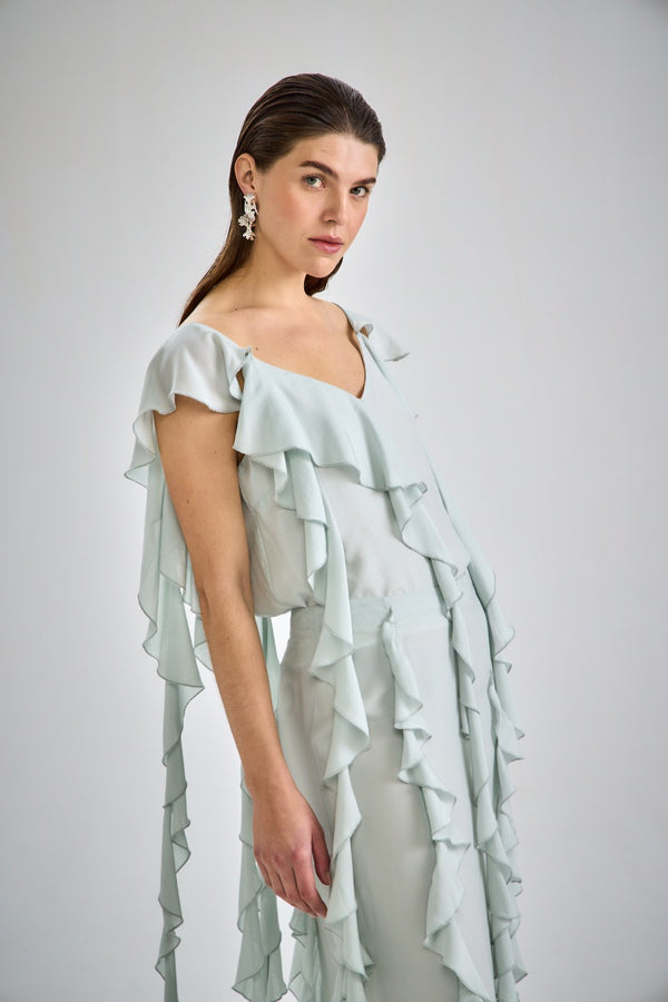 USVA frill top - UNIQUE PIECE