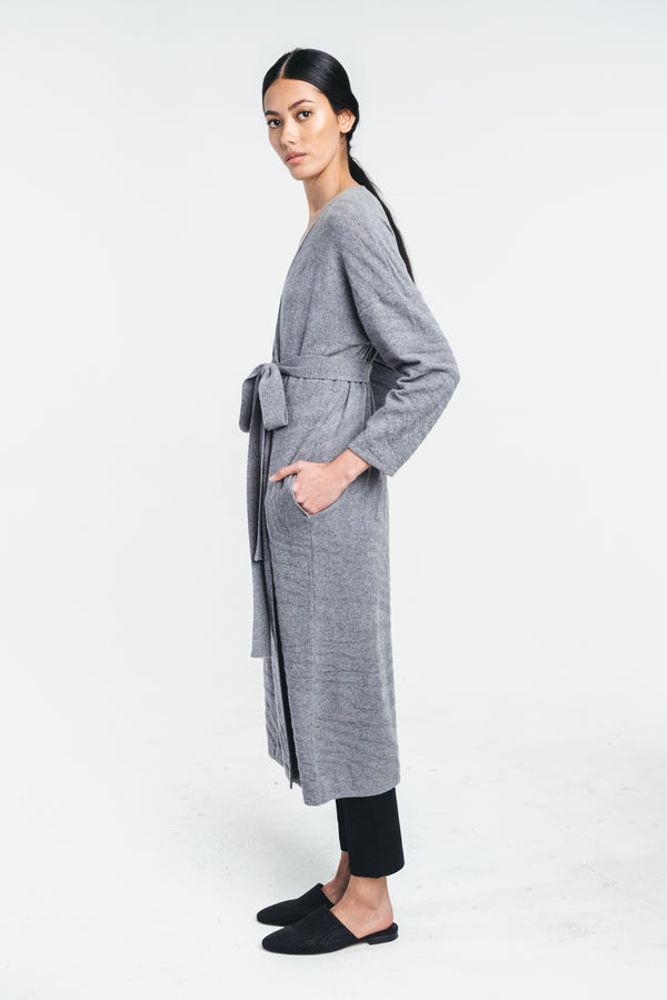 KAARNA cashmere robe - SAMPLE