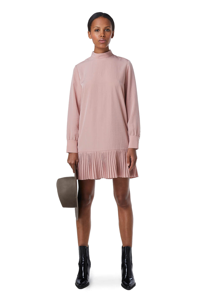 KAJO shirt dress in powder