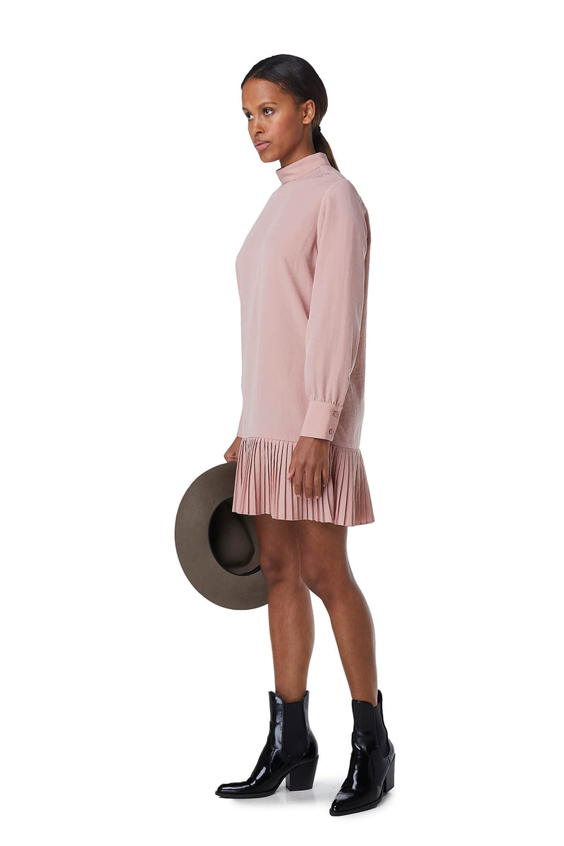 KAJO shirt dress in powder