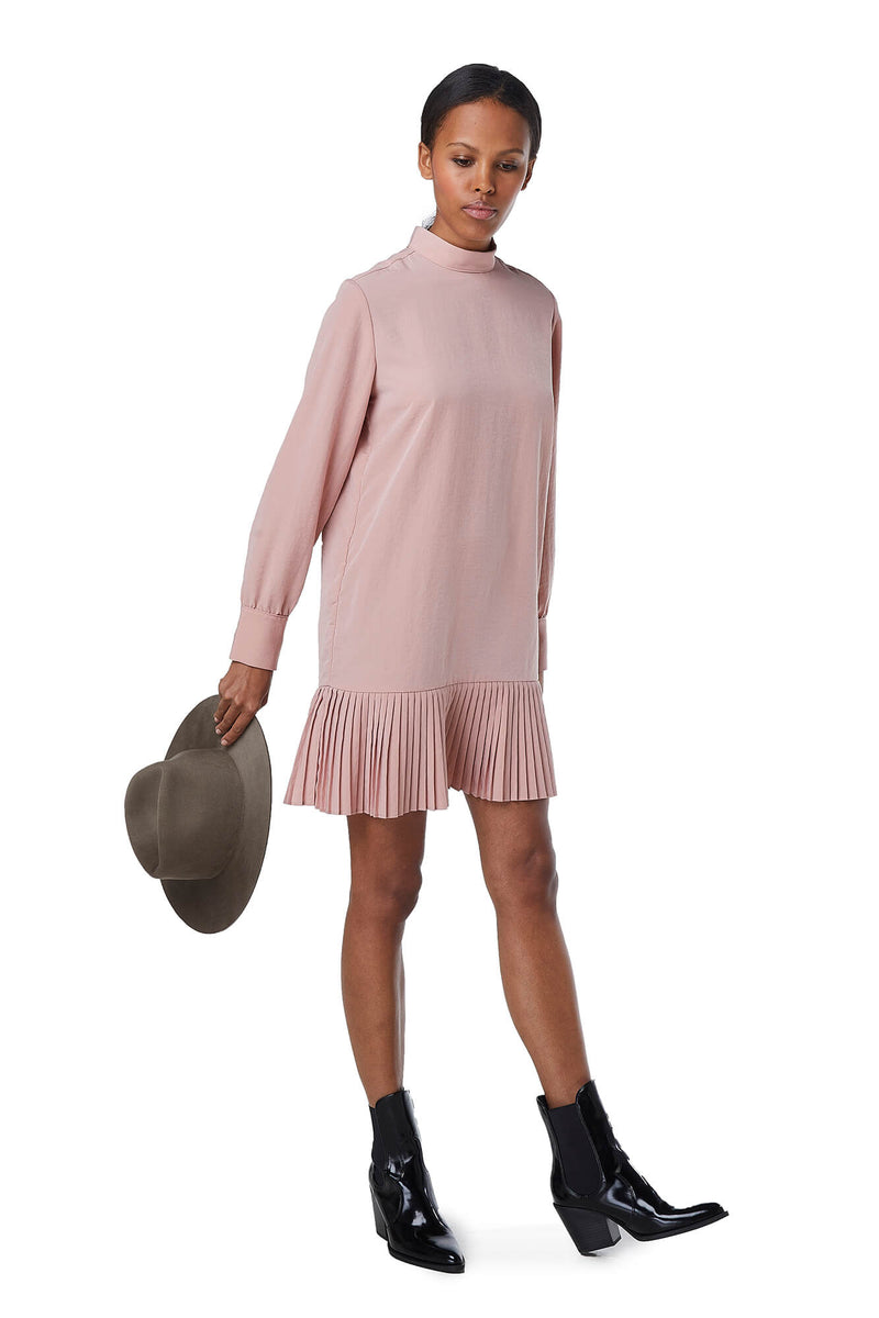 KAJO shirt dress in powder