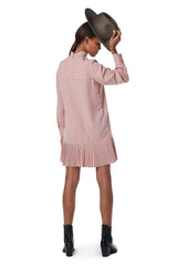 KAJO shirt dress in powder