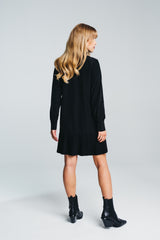 KAJO shirt dress in black