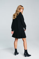 KAJO shirt dress in black