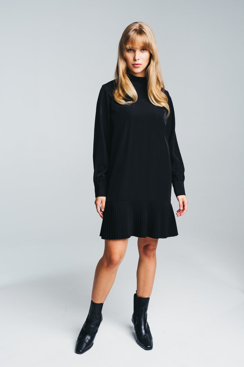 KAJO shirt dress in black