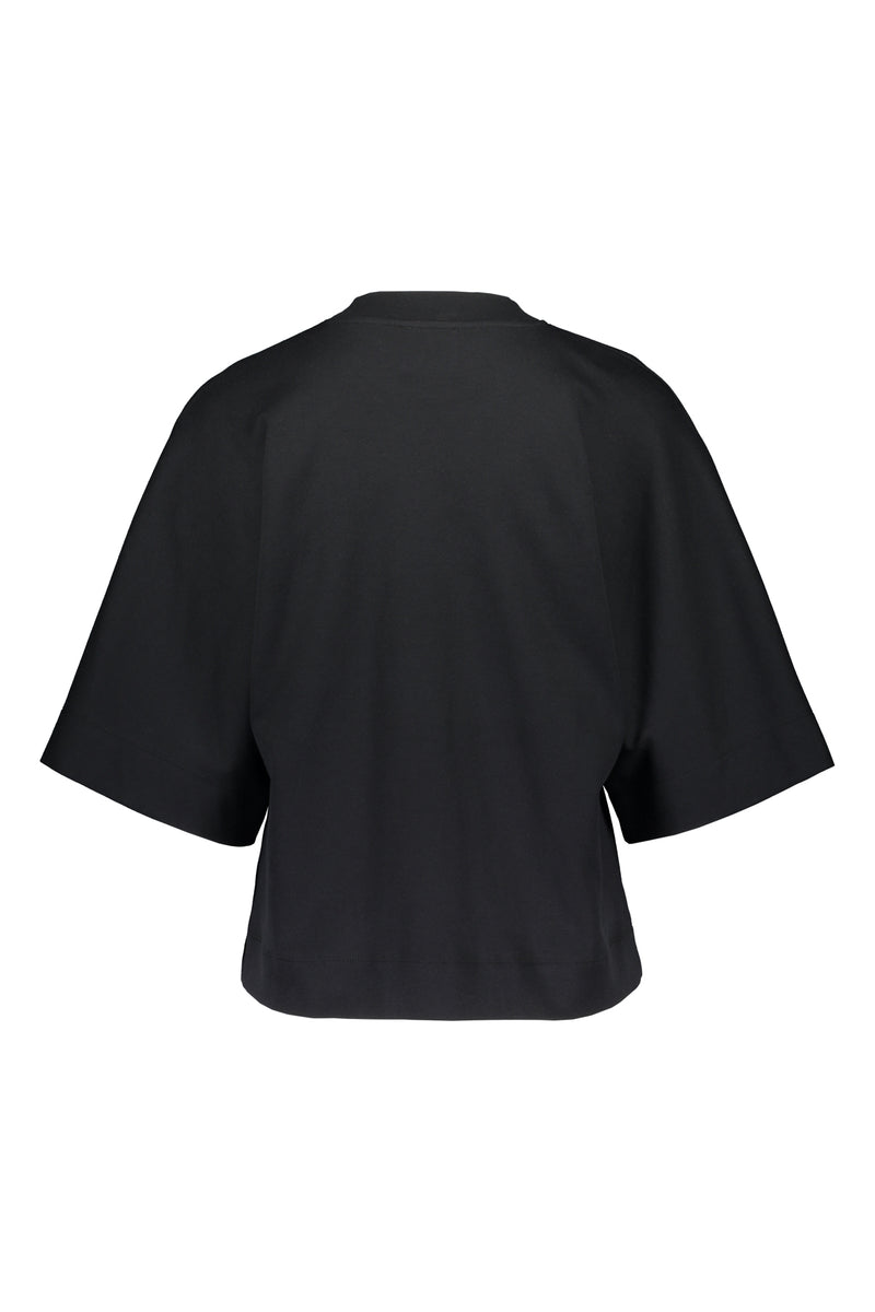 Tundra box shirt in black. Back picture of the product. Hálo from north