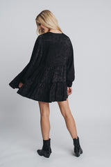 NEVA mini bell dress in black