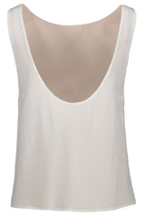 USVA reversible top in powder/white