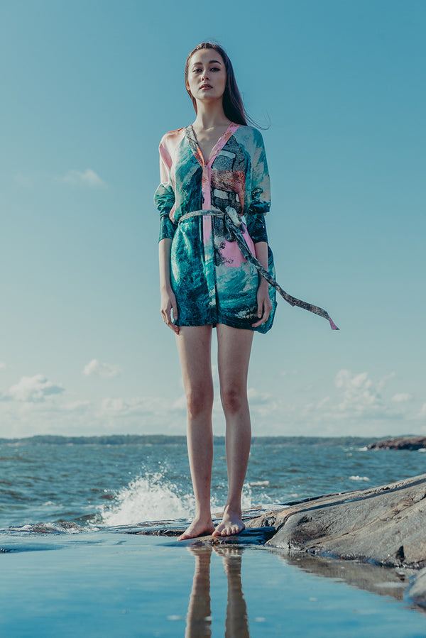 REIDAR kimono dress